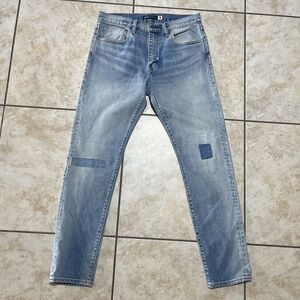 Levi’s Made & Crafted Barrel Crop Skinny Jeans Selvedge Denim Size 32/32 Patch